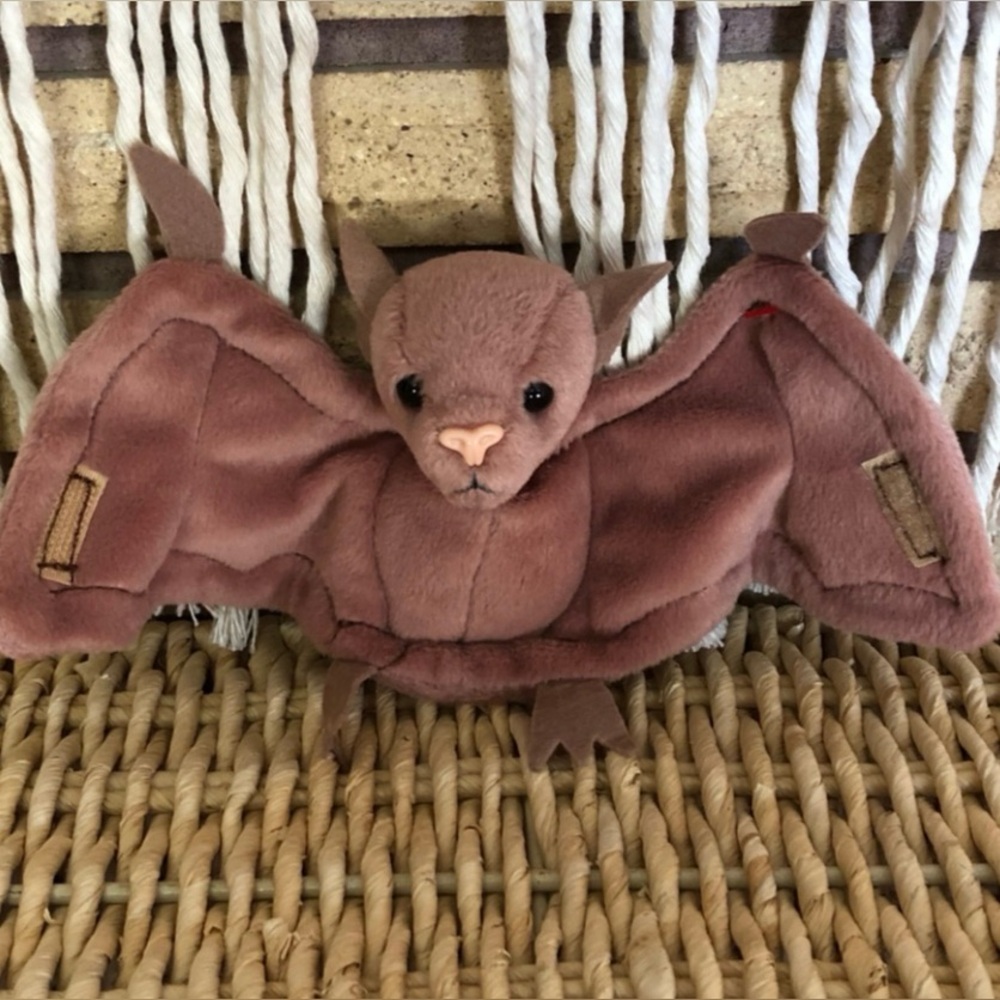 90's "Batty" Beanie Baby - 1996 Bat Beanie Babies Collection - Style 4035